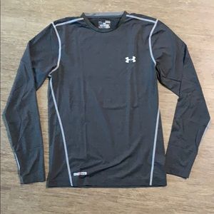 Under Armour Gray Fitted Long sleeve shirt